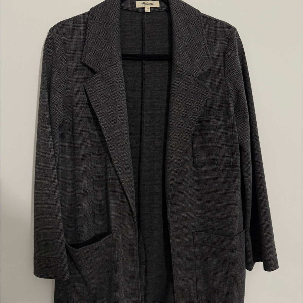 Madewell Charcoal Women's Sweater Blazer